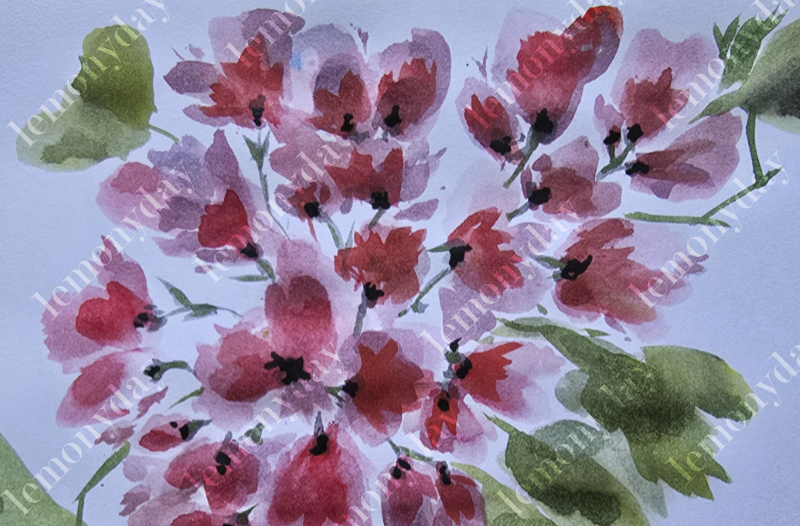 Flower Study Done with OAS Flow Brushes